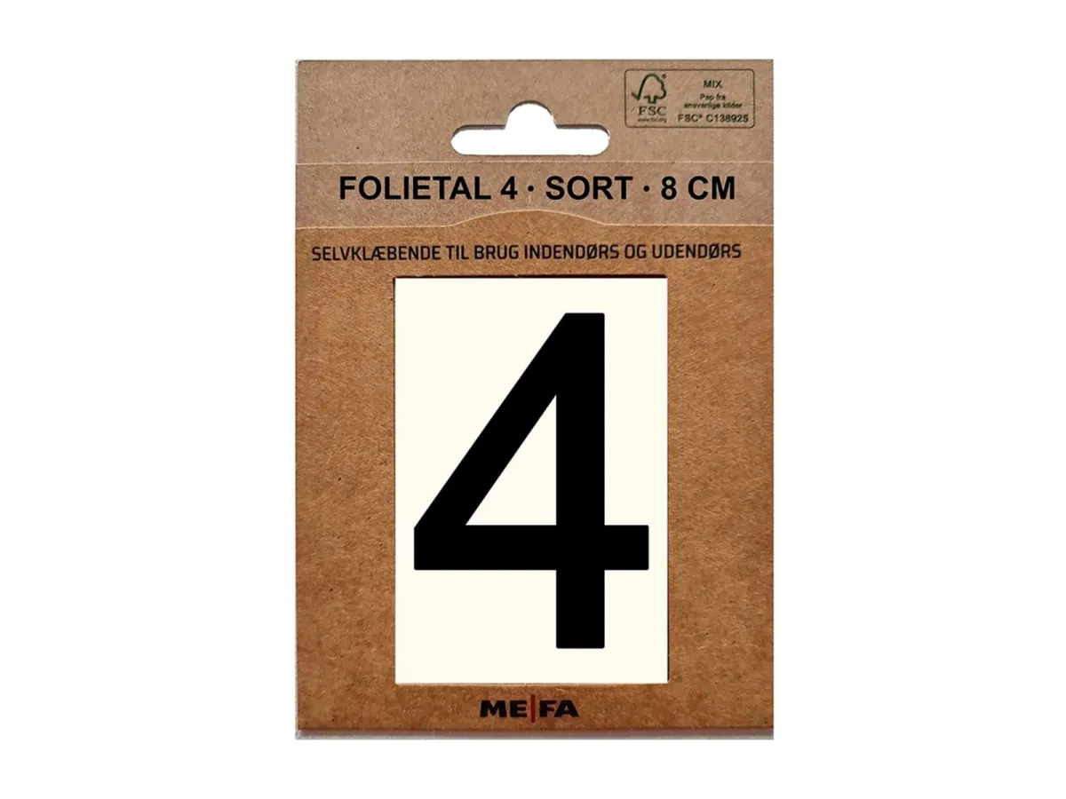 MEFA Foliennummer 4, Schwarz