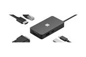 Microsoft USB-C Travel Hub - docking station - VGA HDMI