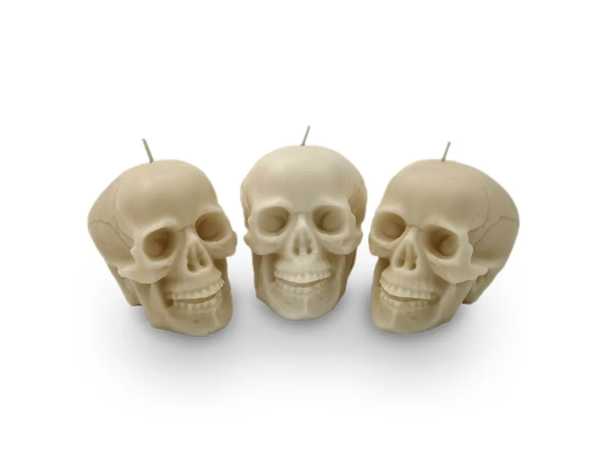 Mikamax Skull Candle Set