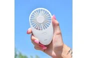 Mikamax Tragbarer Handventilator – Wiederaufladbare Batterie – 2 Geschwindigkeiten