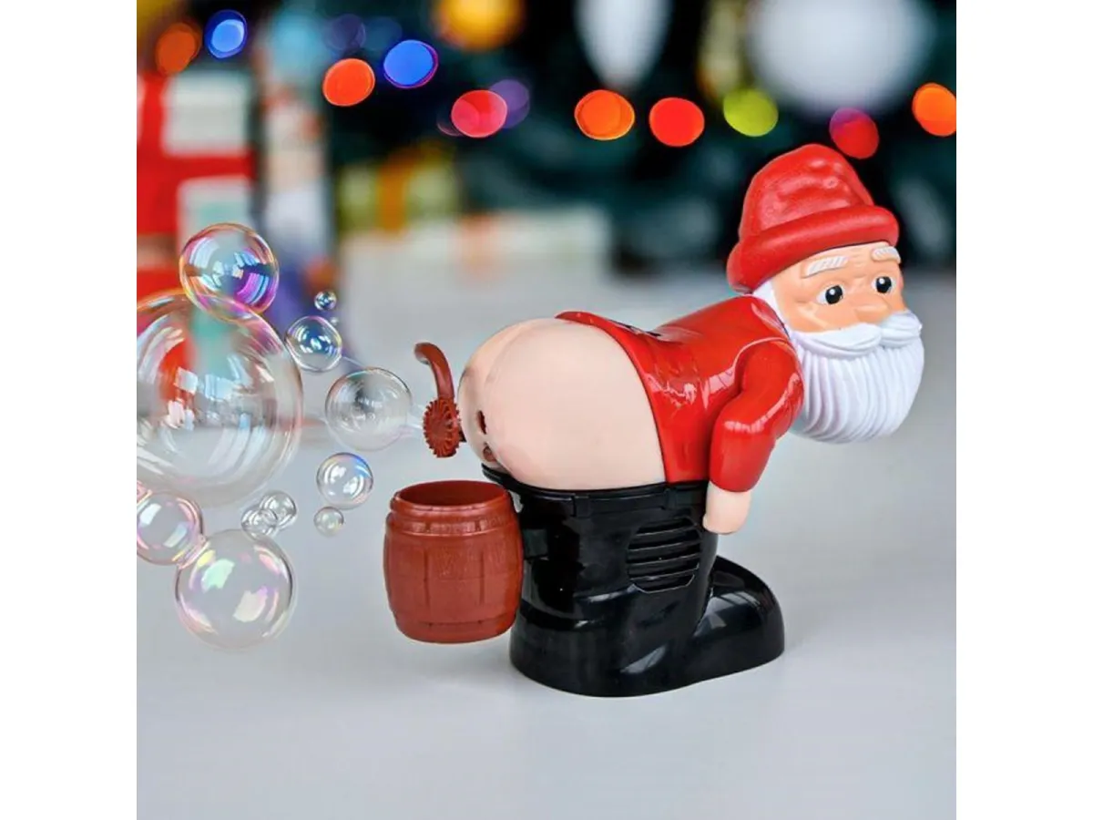Mikamax Weihnachtsmann Seifenblasenbläser