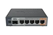 MikroTik hEX S RB760iGS 5x Gigabit Ethernet SFP Dual Core 880MHz CPU 256MB RAM USB microSD RouterOS L4 IPsec hardware encryption support and The Dude server package - Router