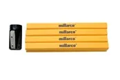 Millarco Carpenter's pencils 12 pcs. with sharpener
