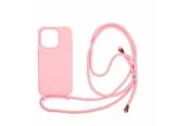 Mobile Origin Lanyard Case - pink - iPhone 15 Pro
