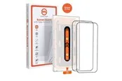Mobile Origin Orange Screen Guard iPhone 15 Pro with easy applicator - 2 pack