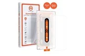 Mobile Origin Orange Screen Guard iPhone 15 Pro/15 with easy applicator - 2 pack