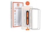 Mobile Origin Orange Screen Guard iPhone 15 with easy applicator - 2 pack