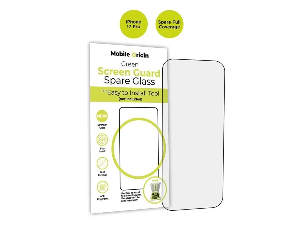 Mobile Origin Screen Guard Spare Glass Full Coverage - iPhone 17 Pro
