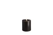 Moods & More LED pillar candle - Melted Charcoal 74x100 mm