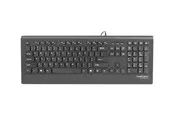 Natec Barracuda - keyboard - US - black - Tastaturen - Englisch (US) - Schwarz