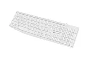 Natec Nautilus - keyboard - QWERTY - US - white - Tastaturen - Englisch (US) - Weiss