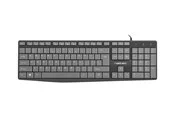 Natec Nautilus - keyboard - US - black - Tastaturen - Englisch (US) - Grau