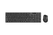 Natec Stingray - keyboard and mouse set - black - Tastatur & Maus Set - Schwarz