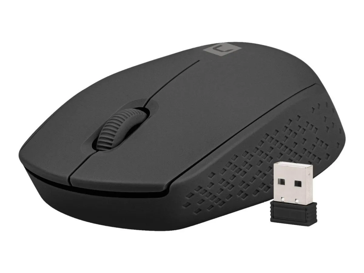 Natec STORK - mouse - 2.4 GHz - black - Maus (Schwarz)