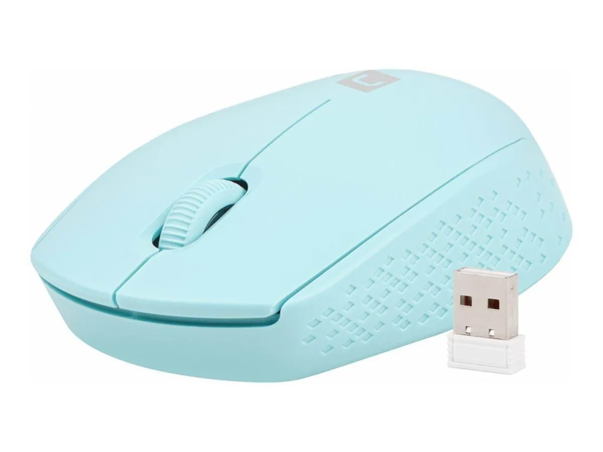 Natec STORK - mouse - 2.4 GHz - blue - Maus (Blau)