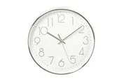 Nedis - clock - quartz - wall mountable - 30 cm - white silver