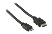 Nedis HDMI cable with Ethernet - 2 m