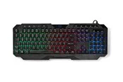 Nedis - keyboard - wired gaming - QWERTZ - German - black - Gaming Tastaturen - Deutsch - Schwarz