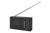 Nedis RDFM1200BK - portable radio - AM/FM - Mono