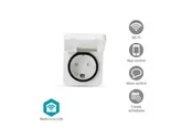 Nedis SmartLife Smart Plug Wi-Fi IP44 3680 W EU plug -25 - 55 °C Android™ / IOS Gray / White 1 pc.