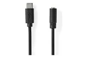 Nedis USB-C to headphone jack adapter - 1 m