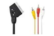 Nedis video / audio cable - composite video / audio - 1 m