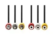 Nedis video / audio cable - composite video / audio - 5 m