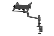 Neomounts DS20-425BL1 mounting kit - full-motion - for notebook - black 5 kg 11.6"-17.3" 100 x 100 mm