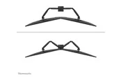 Neomounts DS60-600BL2 mounting kit - full-motion - for 2 monitors - black *DEMO*