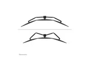 Neomounts DS60-600BL3 mounting kit - full-motion - for 3 monitors - black