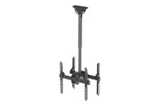 Neomounts NM-C440DBLACK Dual monitor/TV mount ceiling 32-60" - h 56-91 cm 50 kg 60" From 200 x 200 mm