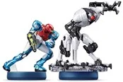 Nintendo Amiibo Samus and E.M.M.I. (Metroid Collection) 2-pack set