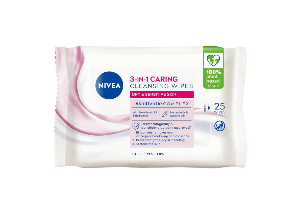 Nivea Reinigungstücher 3in1 Pflegend 25 Stück