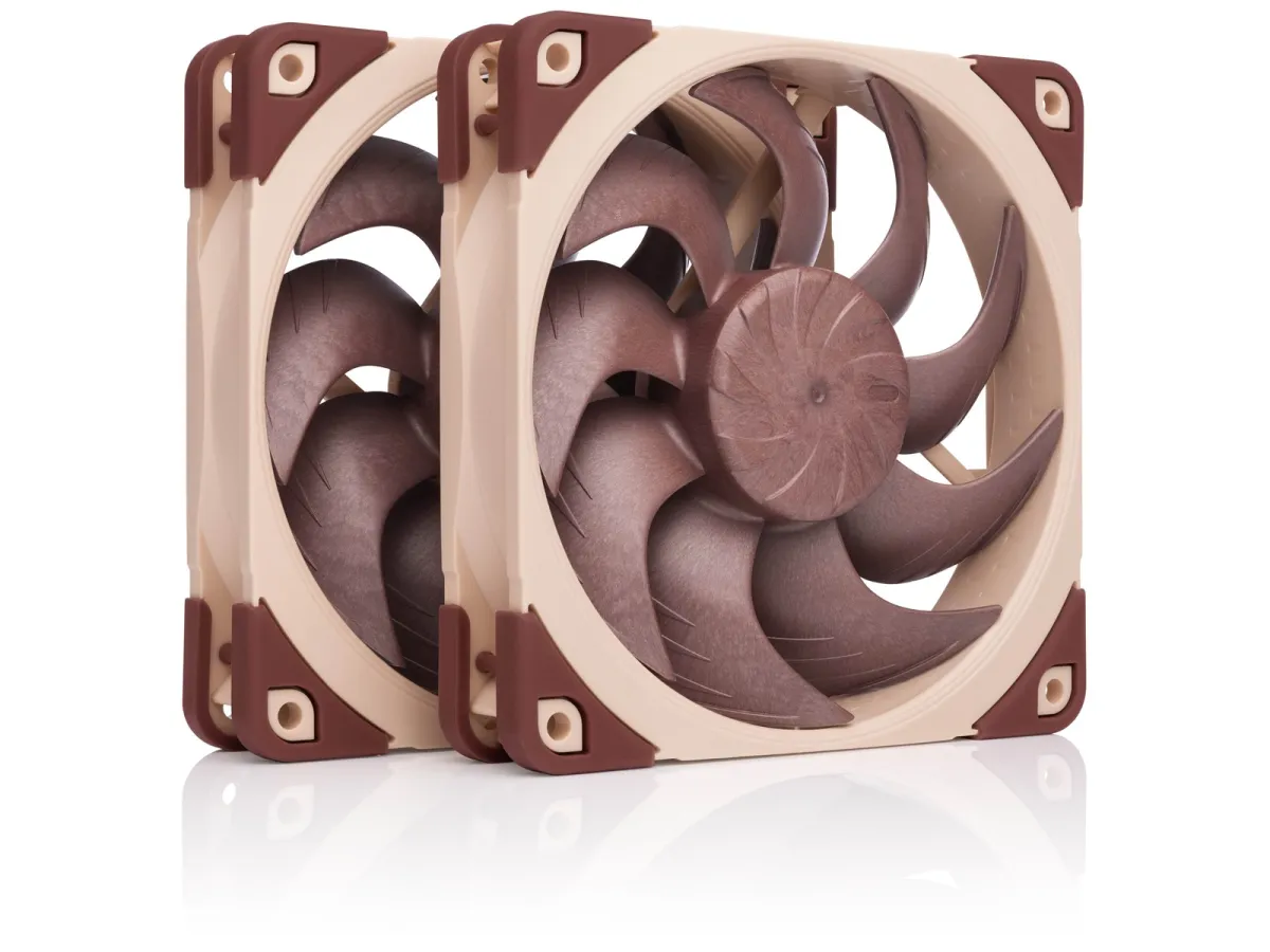 Noctua NF-A12x25 G2 PWM Sx2-PP - Gehäuselüfter - 120mm - Braun - 22 dBA