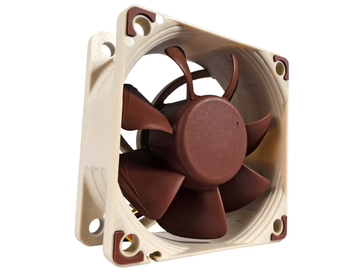 Noctua NF-A6x25 FLX - Gehäuselüfter - 60mm - Braun - 19 dBA