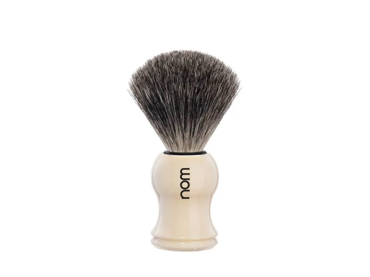 nom GUSTAV shaving brush Pure Badger Cream