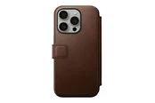 Nomad Modern Leather Folio - brown - iPhone 15 Pro