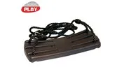 Nordic Play swing seat black with black rope