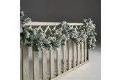 NORDIC WINTER Artificial garland 270 cm w/snow & lights