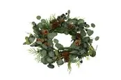 NORDIC WINTER Artificial Wreath Ø50 cm w/blueberry