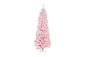 NORDIC WINTER Christmas tree artificial PVC - 180 x 68 cm - "BLING" Class C - pink