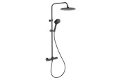 NORH Erika overhead shower set 1 & 3 sprays black