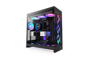 NZXT H9 Flow RGB+ (2025) - All Black - Controller incl - Gehäuse - Miditower - Schwarz