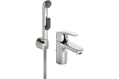 Oras safira washbasin with bidetta handshower and pop up was