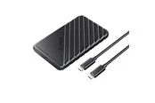 ORICO 2.5' HDD / SSD Enclosure 6 Gbps USB-C 3.1 Gen1 (Black) - 6GB - Festplatten - 25PW1C-C3-BK-EP - USB 3.1 Gen 1 - 2.5"