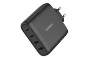 OtterBox Standard EU Wall Charger 100W GaN - 2X USB-C + 2X USB-A USB-PD - black