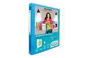 Oxford ELBA Polyvision - presentation ring binder - for A4 - capacity: 100 sheets - translucent blue