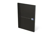 Oxford Office Essentials A4 Hardback Casebound Notebook Ruled 192 Pages Black