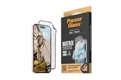 PanzerGlass MATRIX Screen Protector with D3O iPhone 15 | Ultra-Wide Fit w. AlignerKit