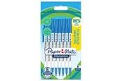 Paper Mate Kilometrico Kugelschreiber | lange Schreibdauer mit mittlerer Spitze (1,0 mm) | blaue Tinte | 80 % recyceltes Plastik | 8 Stück